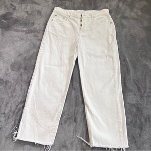 Lucky Brand Women's Cream Straight Leg Jeans